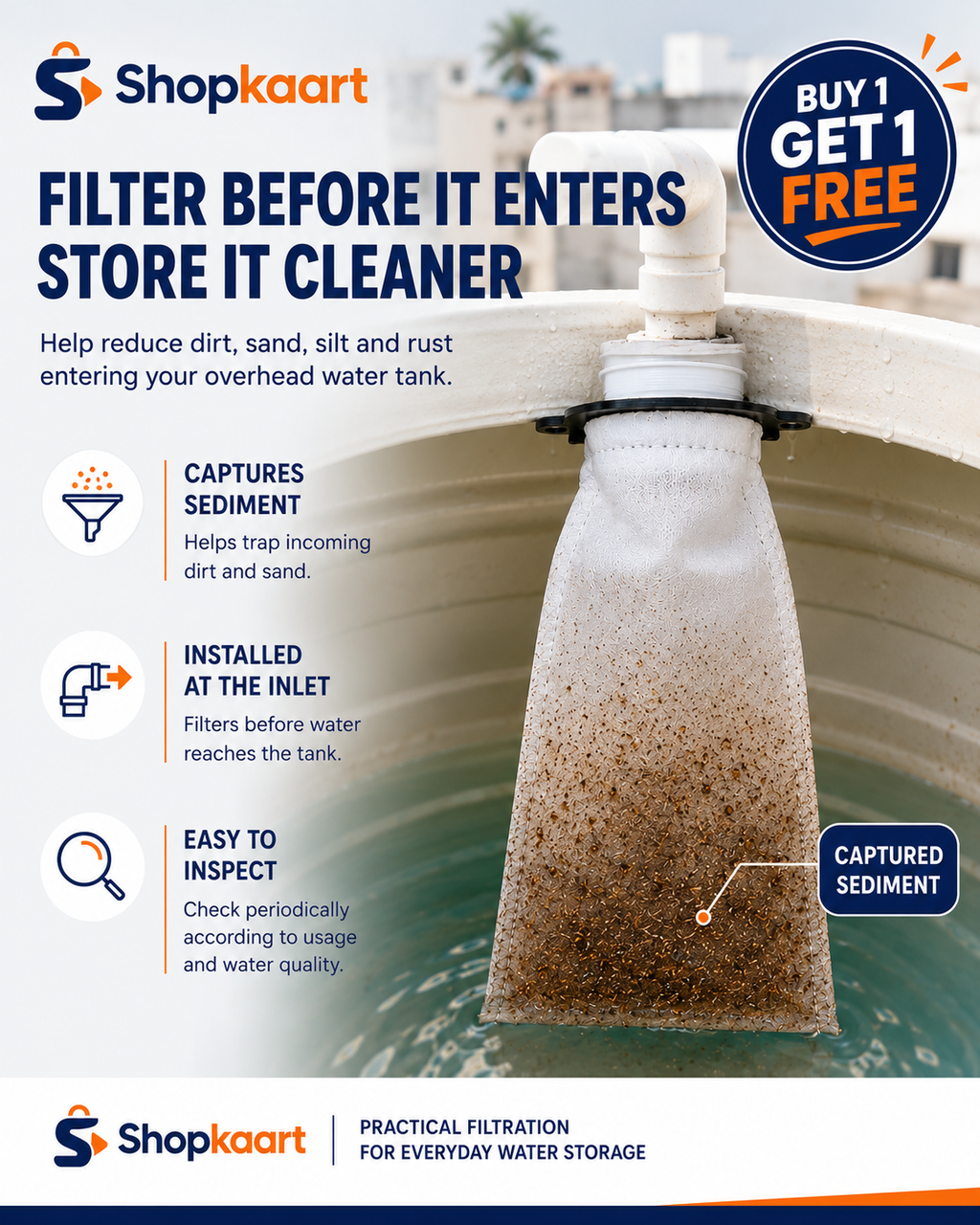 Water tank inlet filter | Buy 1 Get 1 Free