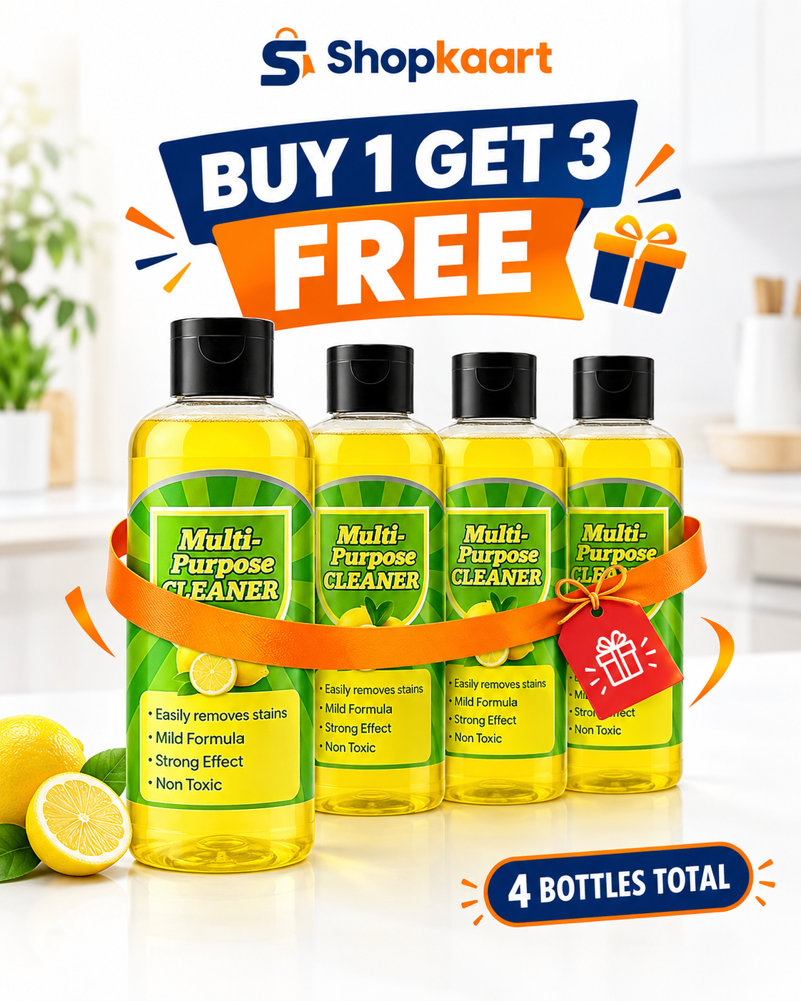 Powerful Multifunctional Cleaner | Buy 1 Get 3 Free