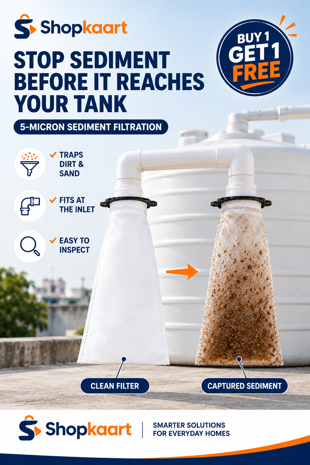 Water tank inlet filter | Buy 1 Get 1 Free