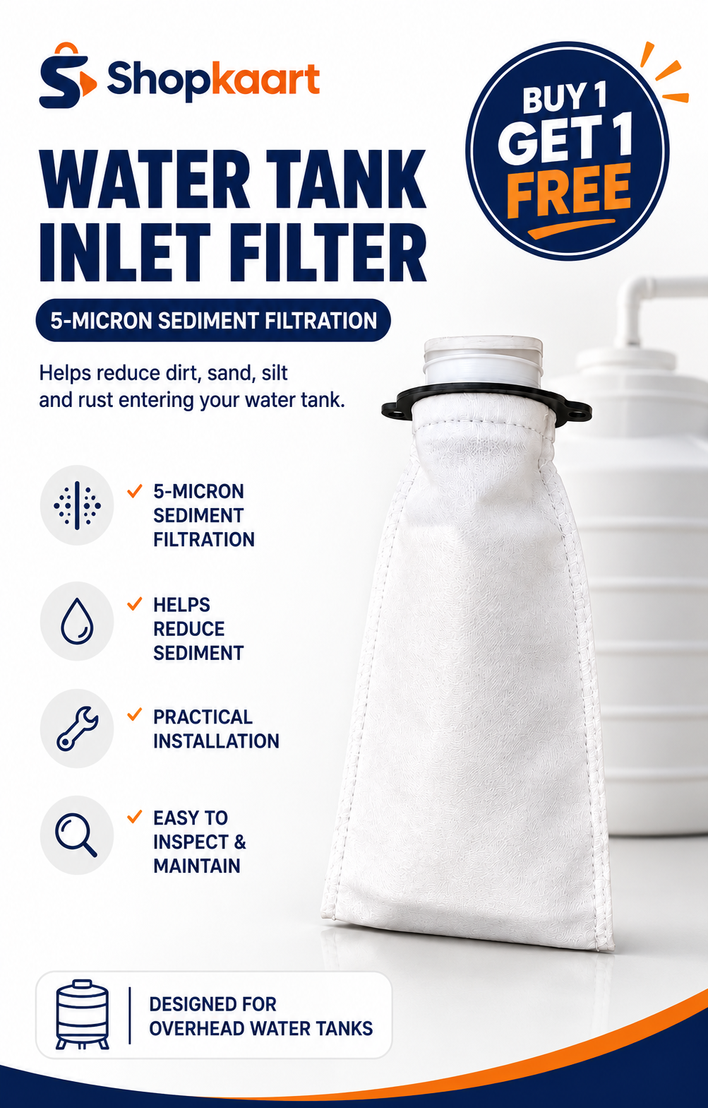 Water tank inlet filter | Buy 1 Get 1 Free